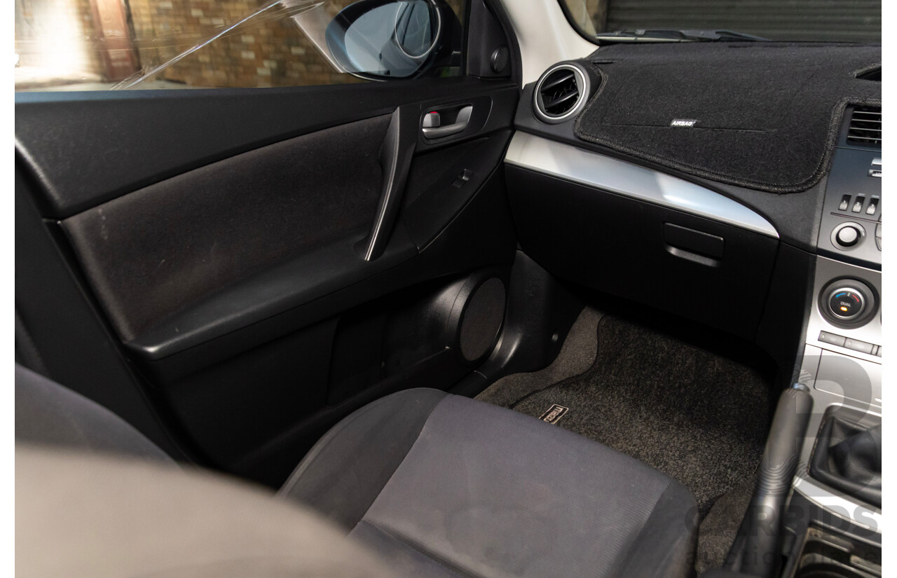 12/2010 Mazda 3 BL 10 Upgrade 5d Hatchback Black 2.2L