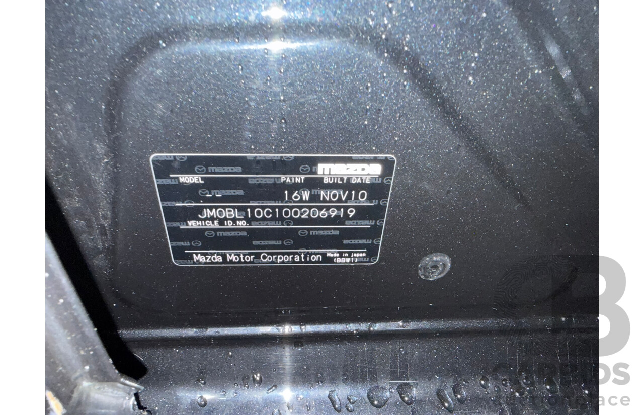 12/2010 Mazda 3 BL 10 Upgrade 5d Hatchback Black 2.2L