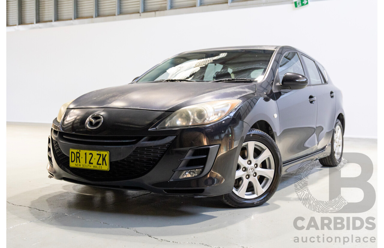 12/2010 Mazda 3 BL 10 Upgrade 5d Hatchback Black 2.2L