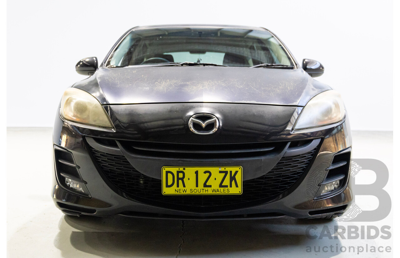 12/2010 Mazda 3 BL 10 Upgrade 5d Hatchback Black 2.2L