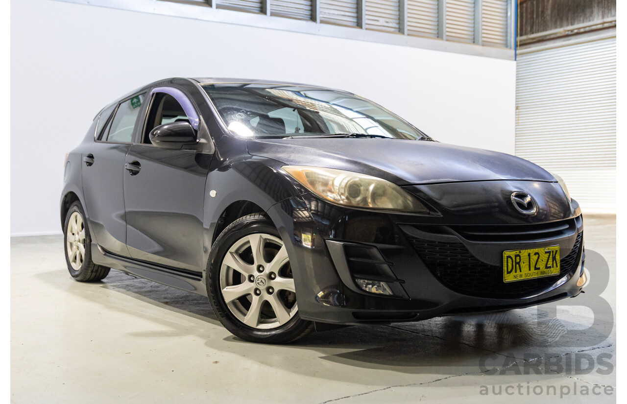 12/2010 Mazda 3 BL 10 Upgrade 5d Hatchback Black 2.2L