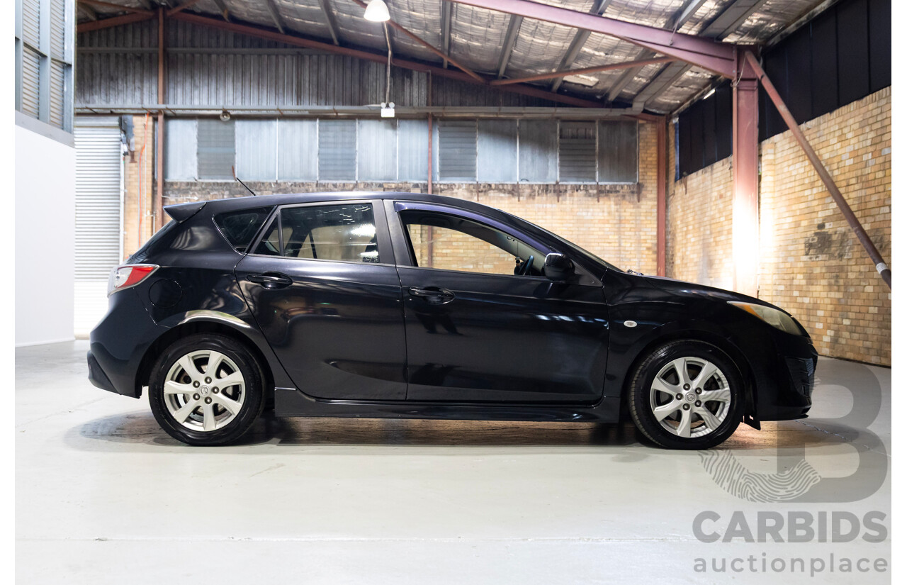 12/2010 Mazda 3 BL 10 Upgrade 5d Hatchback Black 2.2L