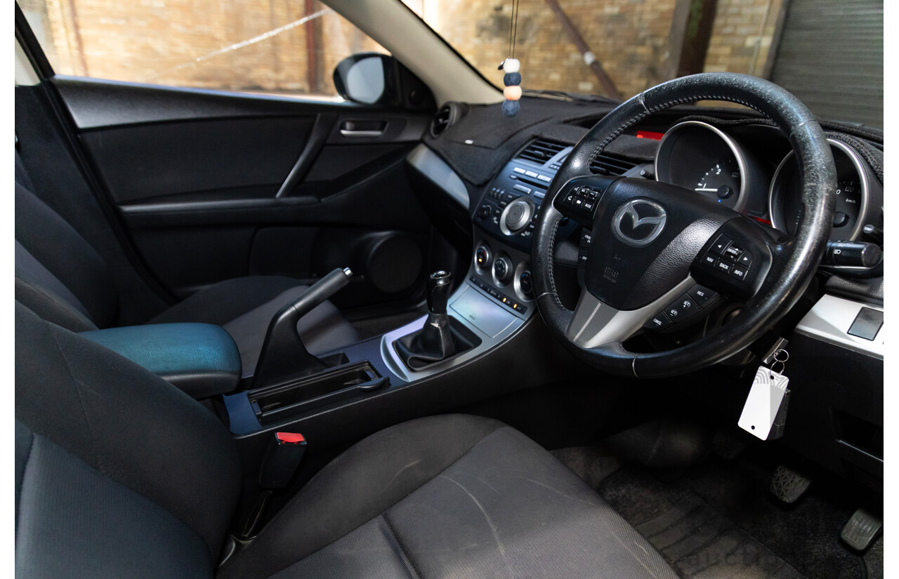 12/2010 Mazda 3 BL 10 Upgrade 5d Hatchback Black 2.2L