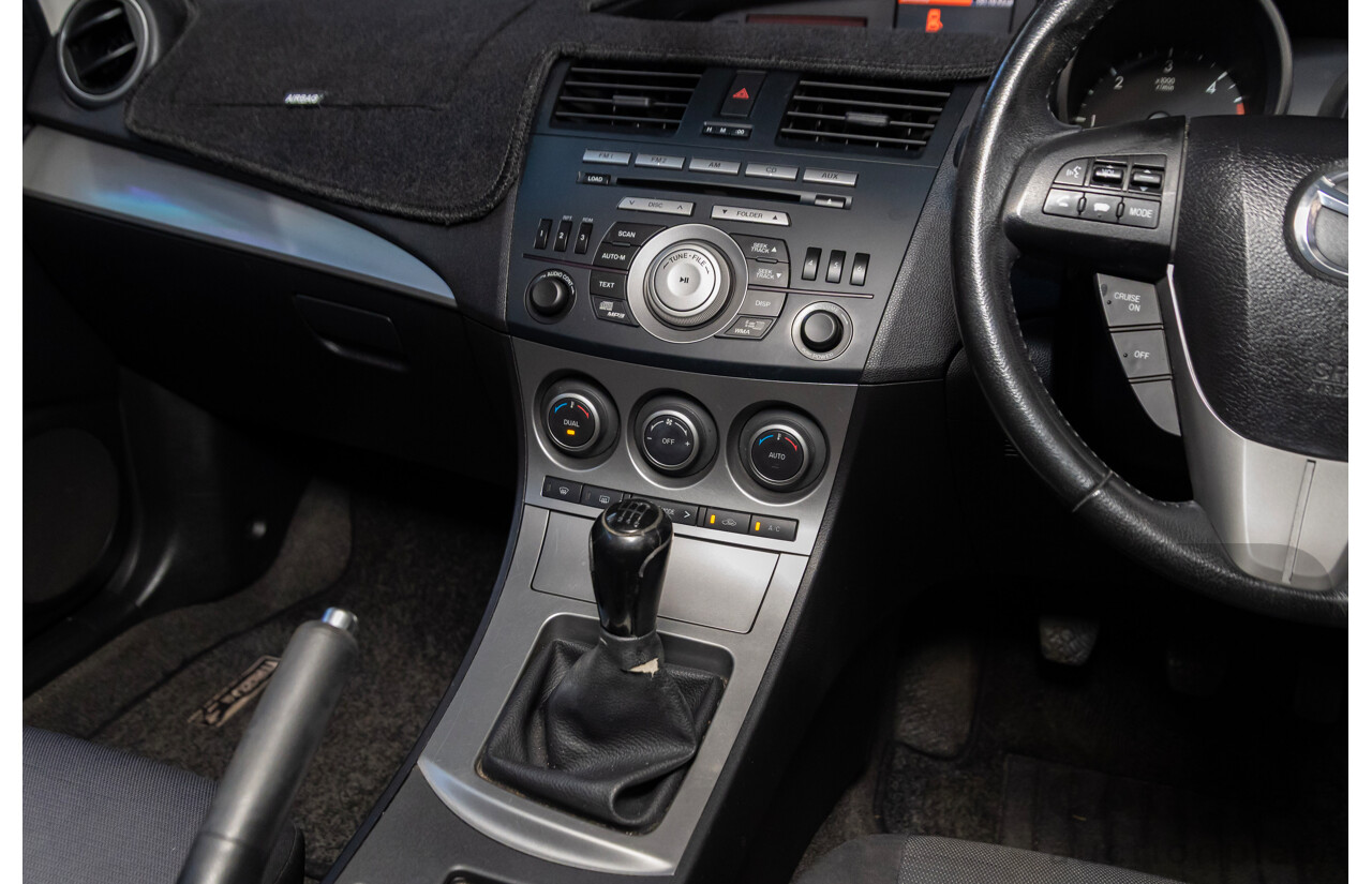 12/2010 Mazda 3 BL 10 Upgrade 5d Hatchback Black 2.2L