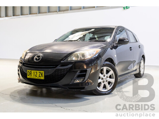 12/2010 Mazda 3 BL 10 Upgrade 5d Hatchback Black 2.2L