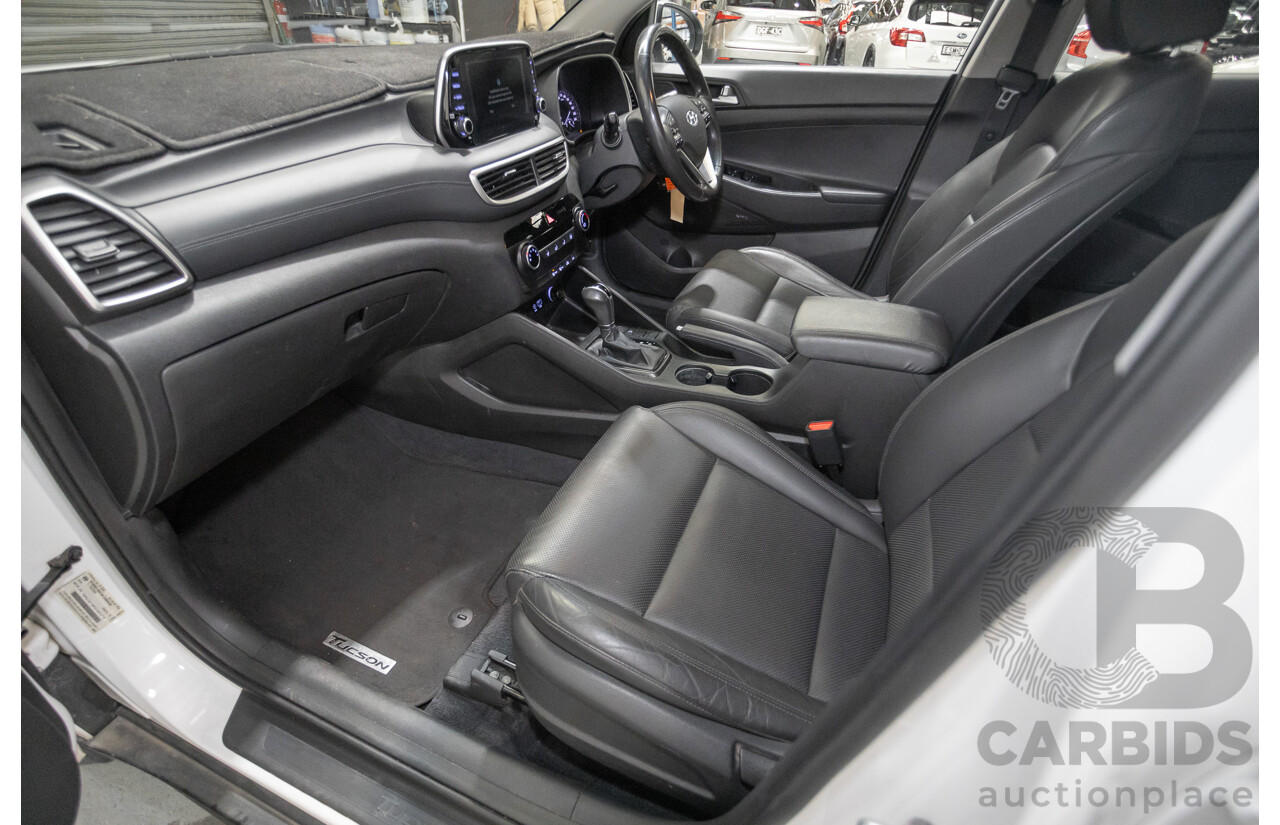 02/2019 Hyundai Tucson Active X TL3 MY19 4D Wagon Pure White 2.0L