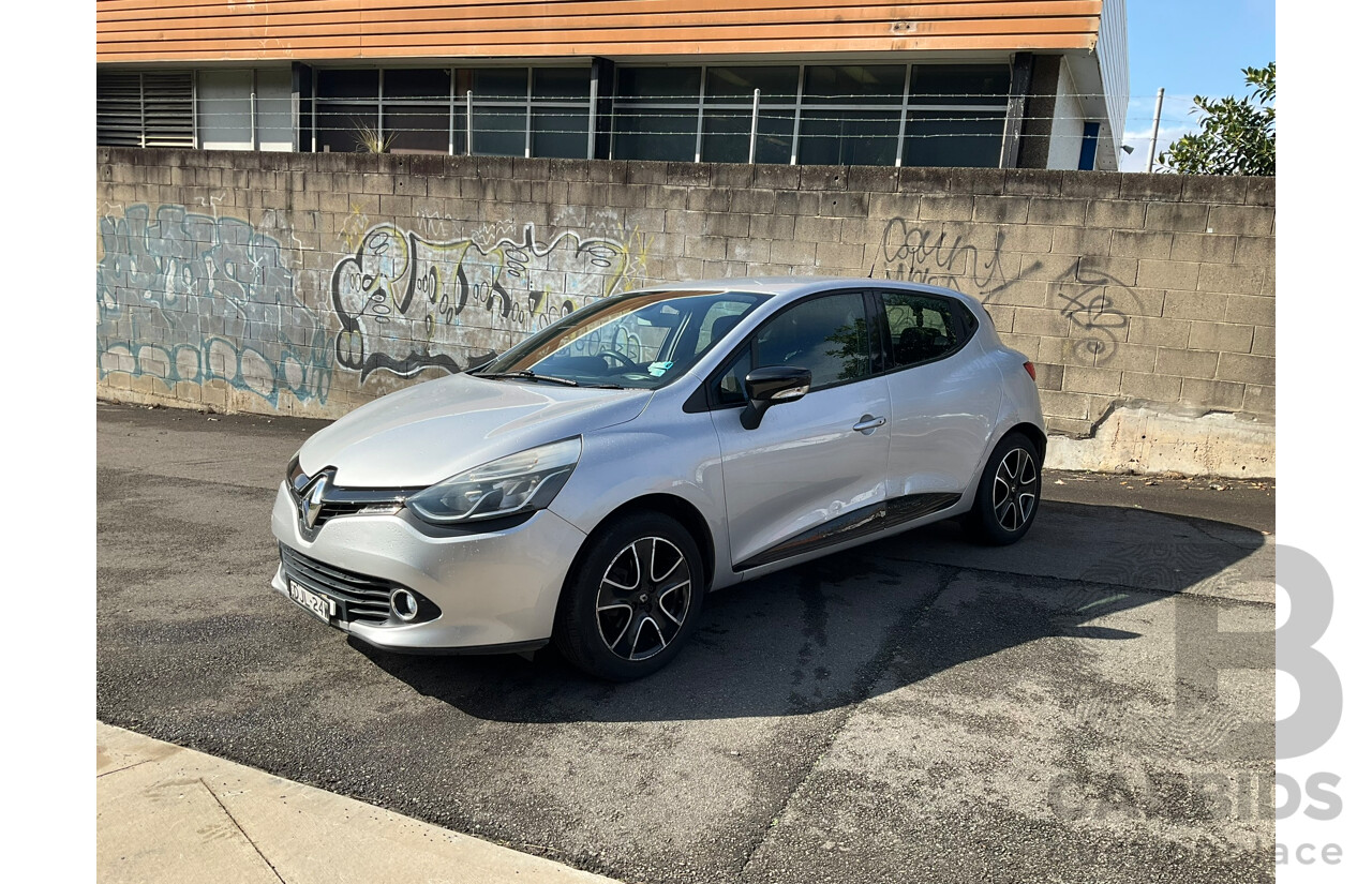08/2016 Renault Clio Expression X98 5D Hatchback Grey Turbo 1.2L