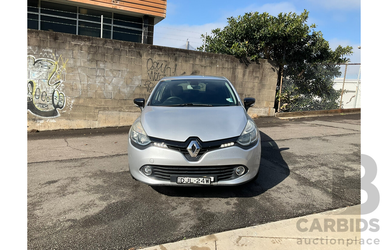 08/2016 Renault Clio Expression X98 5D Hatchback Grey Turbo 1.2L