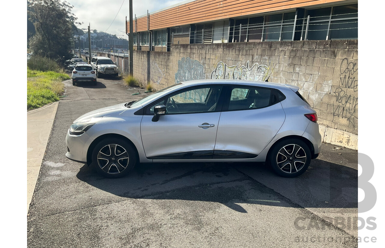 08/2016 Renault Clio Expression X98 5D Hatchback Grey Turbo 1.2L