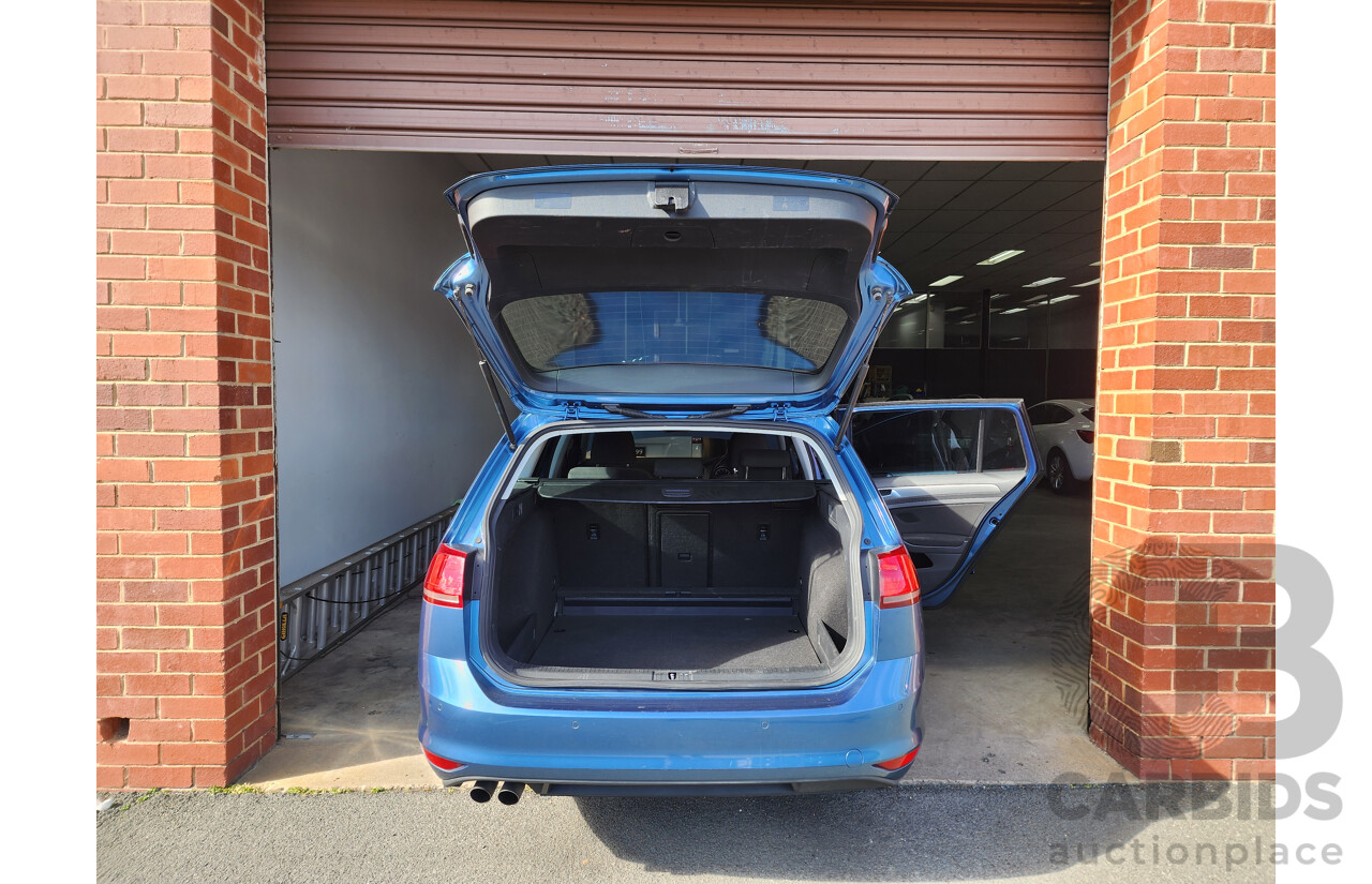 09/2014 Volkswagen Golf 90 TSI Comfortline AU MY15 4d Wagon Blue 1.4L