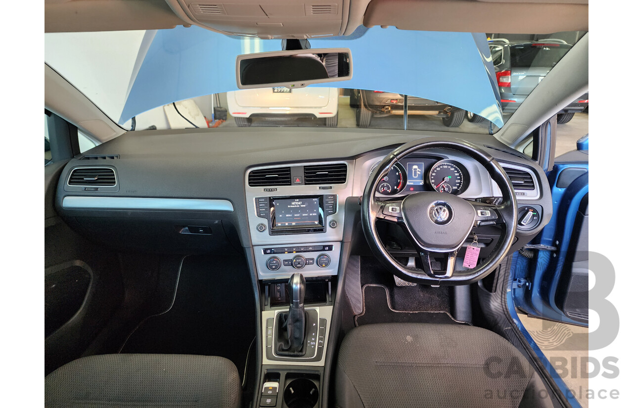09/2014 Volkswagen Golf 90 TSI Comfortline AU MY15 4d Wagon Blue 1.4L