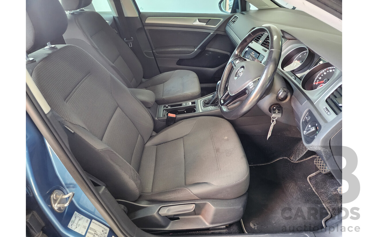 09/2014 Volkswagen Golf 90 TSI Comfortline AU MY15 4d Wagon Blue 1.4L