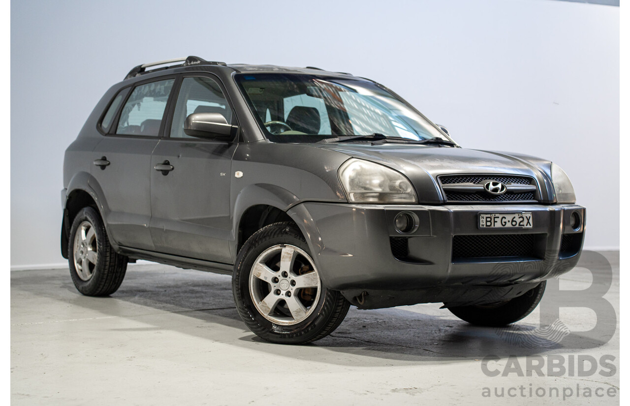 02/2008 Hyundai Tucson City SX MY07 4d Wagon Grey 2.0L