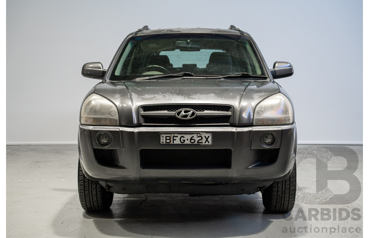 02/2008 Hyundai Tucson City SX MY07 4d Wagon Grey 2.0L