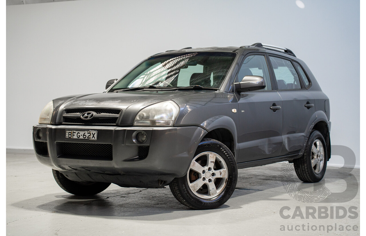 02/2008 Hyundai Tucson City SX MY07 4d Wagon Grey 2.0L