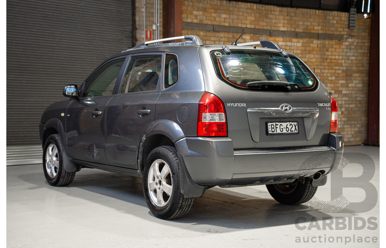 02/2008 Hyundai Tucson City SX MY07 4d Wagon Grey 2.0L