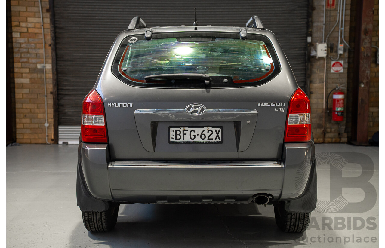 02/2008 Hyundai Tucson City SX MY07 4d Wagon Grey 2.0L