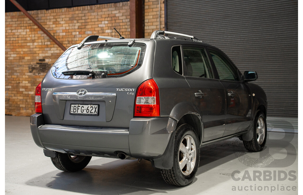 02/2008 Hyundai Tucson City SX MY07 4d Wagon Grey 2.0L