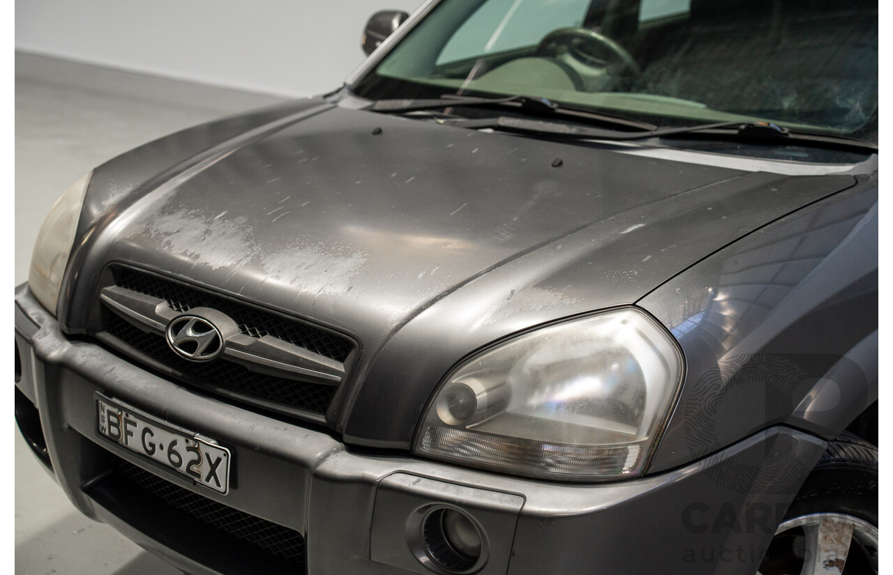 02/2008 Hyundai Tucson City SX MY07 4d Wagon Grey 2.0L
