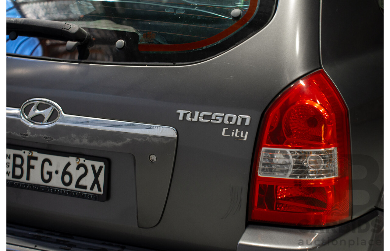 02/2008 Hyundai Tucson City SX MY07 4d Wagon Grey 2.0L