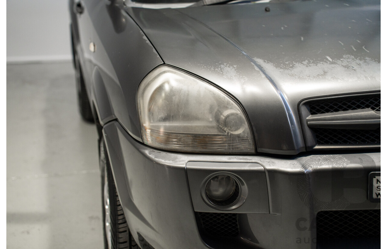 02/2008 Hyundai Tucson City SX MY07 4d Wagon Grey 2.0L