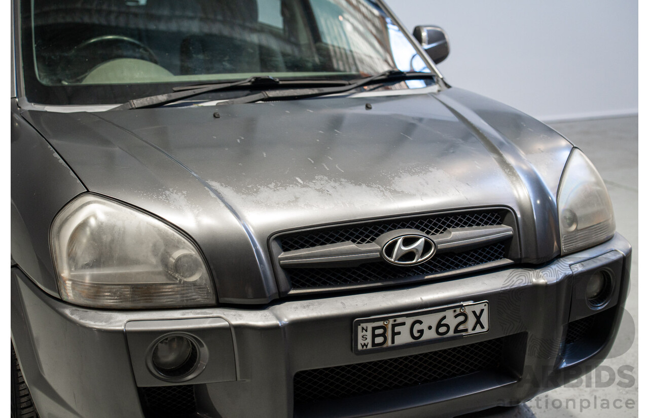 02/2008 Hyundai Tucson City SX MY07 4d Wagon Grey 2.0L