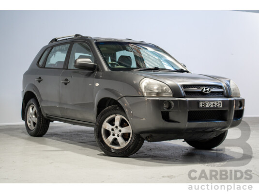 02/2008 Hyundai Tucson City SX MY07 4d Wagon Grey 2.0L
