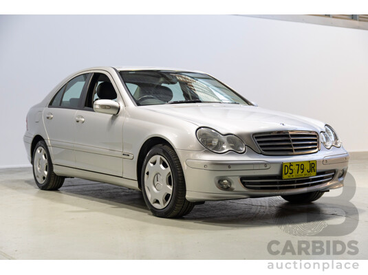05/2005 Mercedes-Benz C180 Kompressor Classic W203 UPGRADE 4d Sedan Silver Supercharged 1.8L