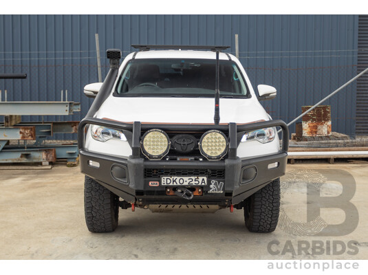 10/2015 Toyota Fortuner GX (4x4) GUN156R 4d Wagon White Turbo Diesel 2.8L