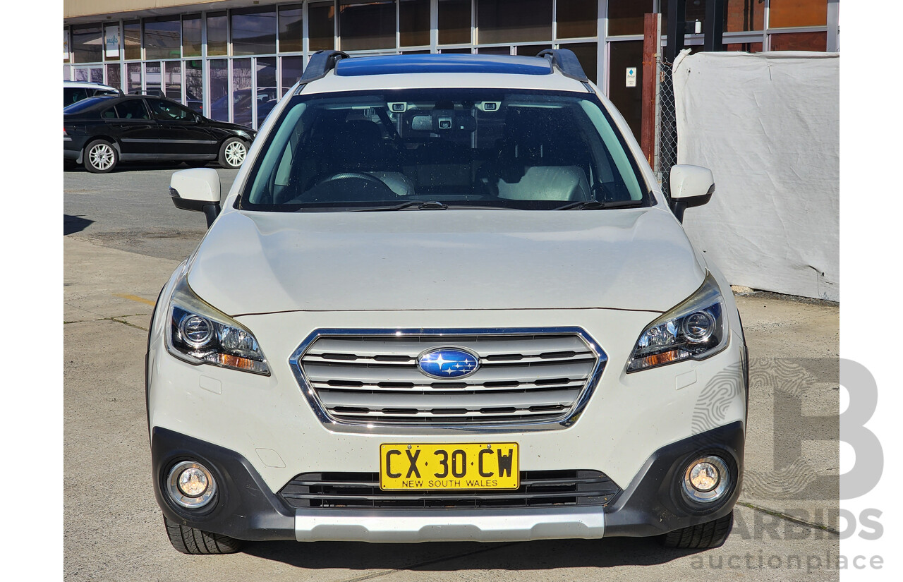 09/2017 Subaru Outback 2.5i Premium AWD MY17 4d Wagon White 2.5L