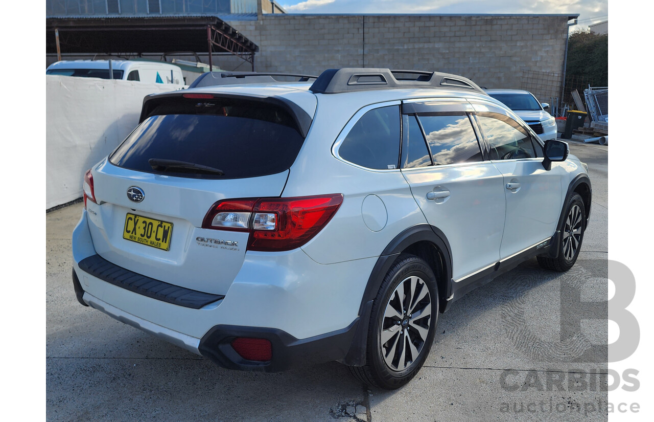 09/2017 Subaru Outback 2.5i Premium AWD MY17 4d Wagon White 2.5L