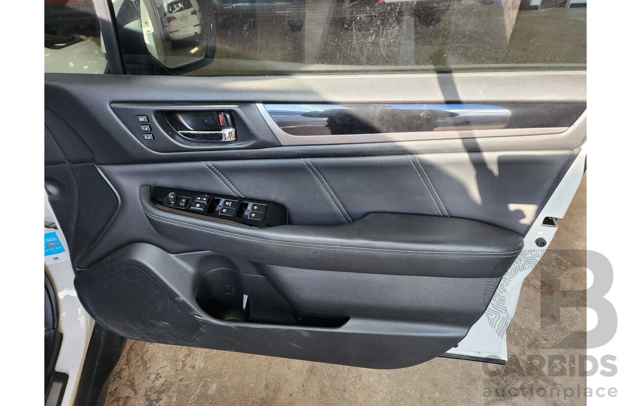 09/2017 Subaru Outback 2.5i Premium AWD MY17 4d Wagon White 2.5L