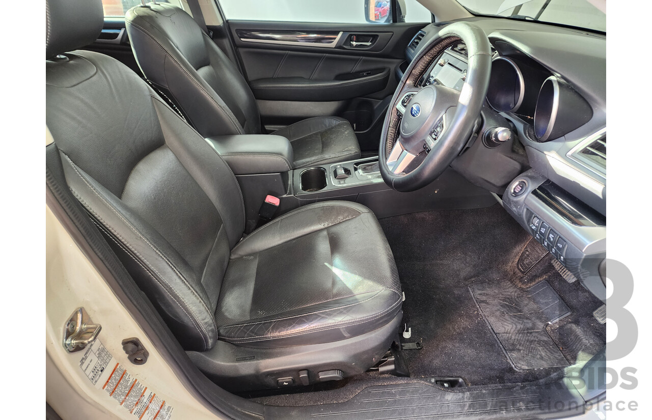 09/2017 Subaru Outback 2.5i Premium AWD MY17 4d Wagon White 2.5L
