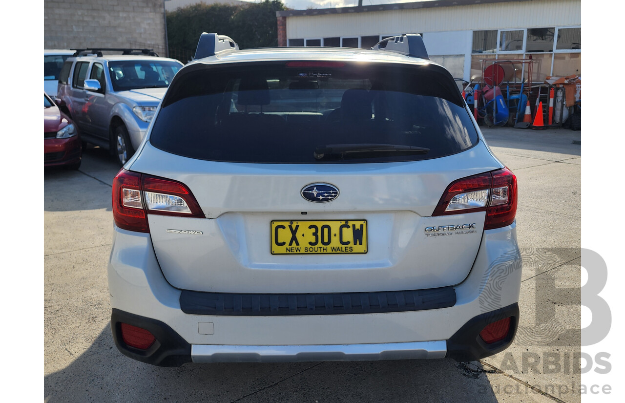 09/2017 Subaru Outback 2.5i Premium AWD MY17 4d Wagon White 2.5L