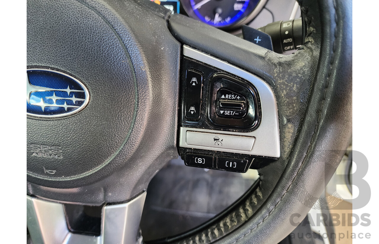 09/2017 Subaru Outback 2.5i Premium AWD MY17 4d Wagon White 2.5L