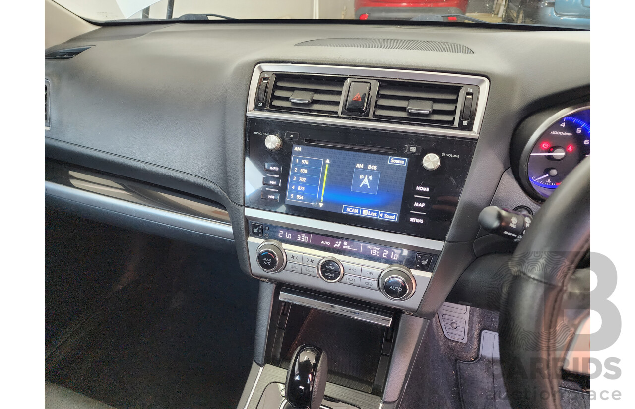09/2017 Subaru Outback 2.5i Premium AWD MY17 4d Wagon White 2.5L