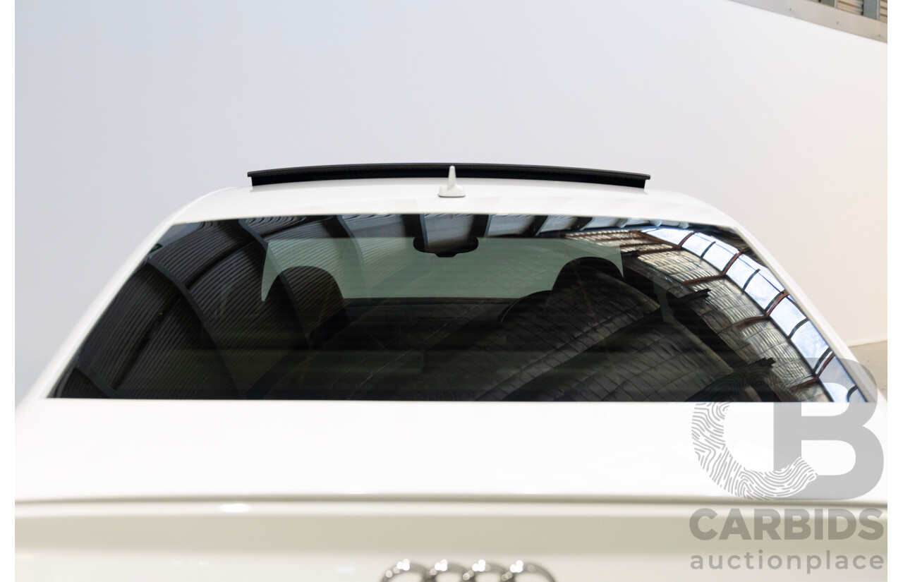05/2014 Audi S3 2.0 TFSI Quattro (AWD) 8V MY15 4d Sedan Glacier White Turbo 2.0L