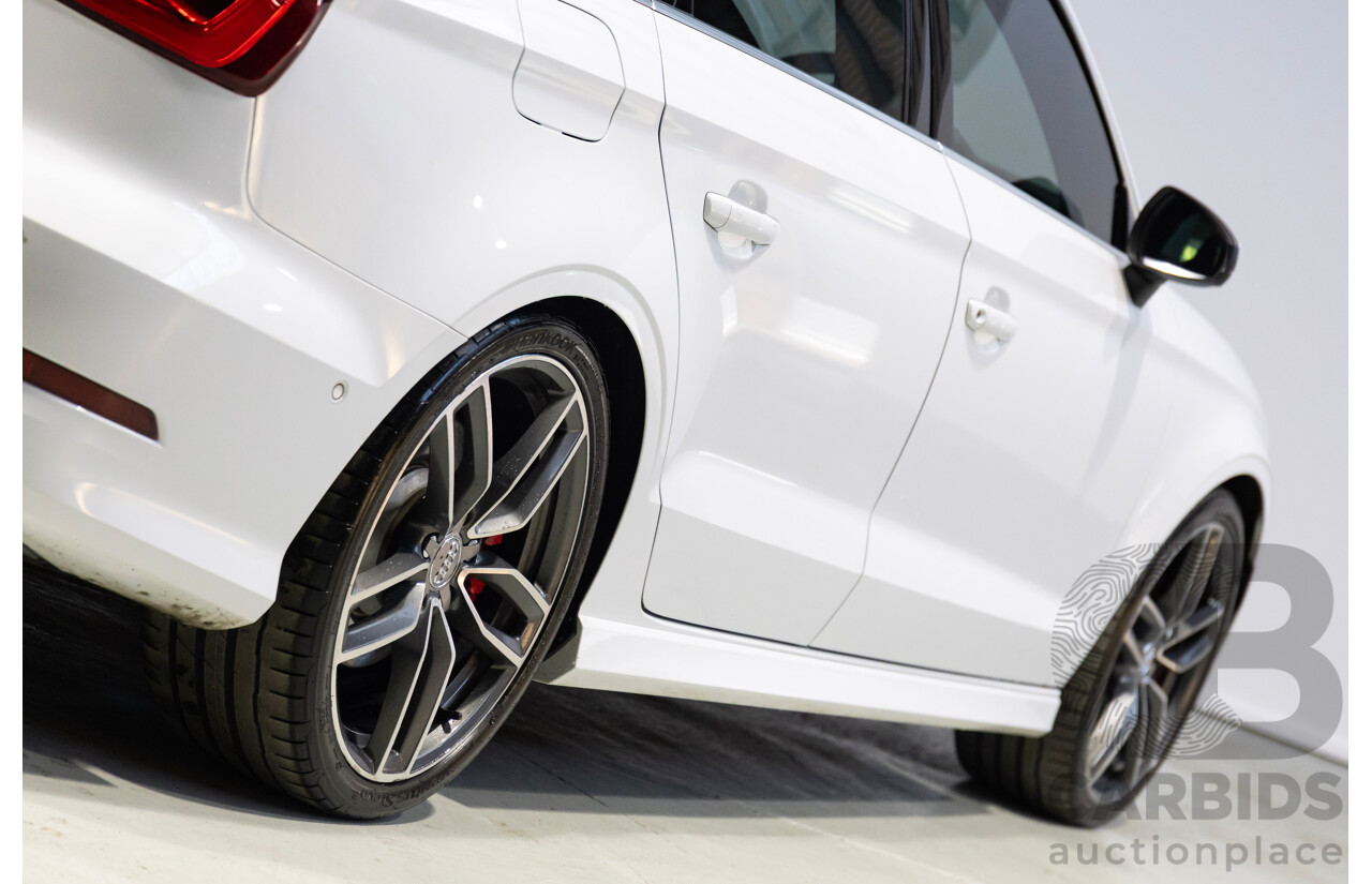 05/2014 Audi S3 2.0 TFSI Quattro (AWD) 8V MY15 4d Sedan Glacier White Turbo 2.0L