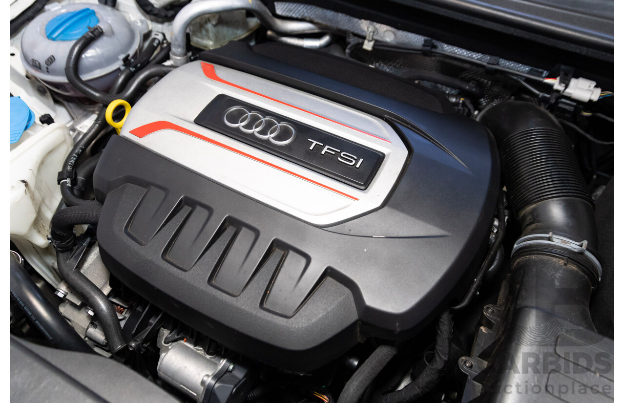 05/2014 Audi S3 2.0 TFSI Quattro (AWD) 8V MY15 4d Sedan Glacier White Turbo 2.0L