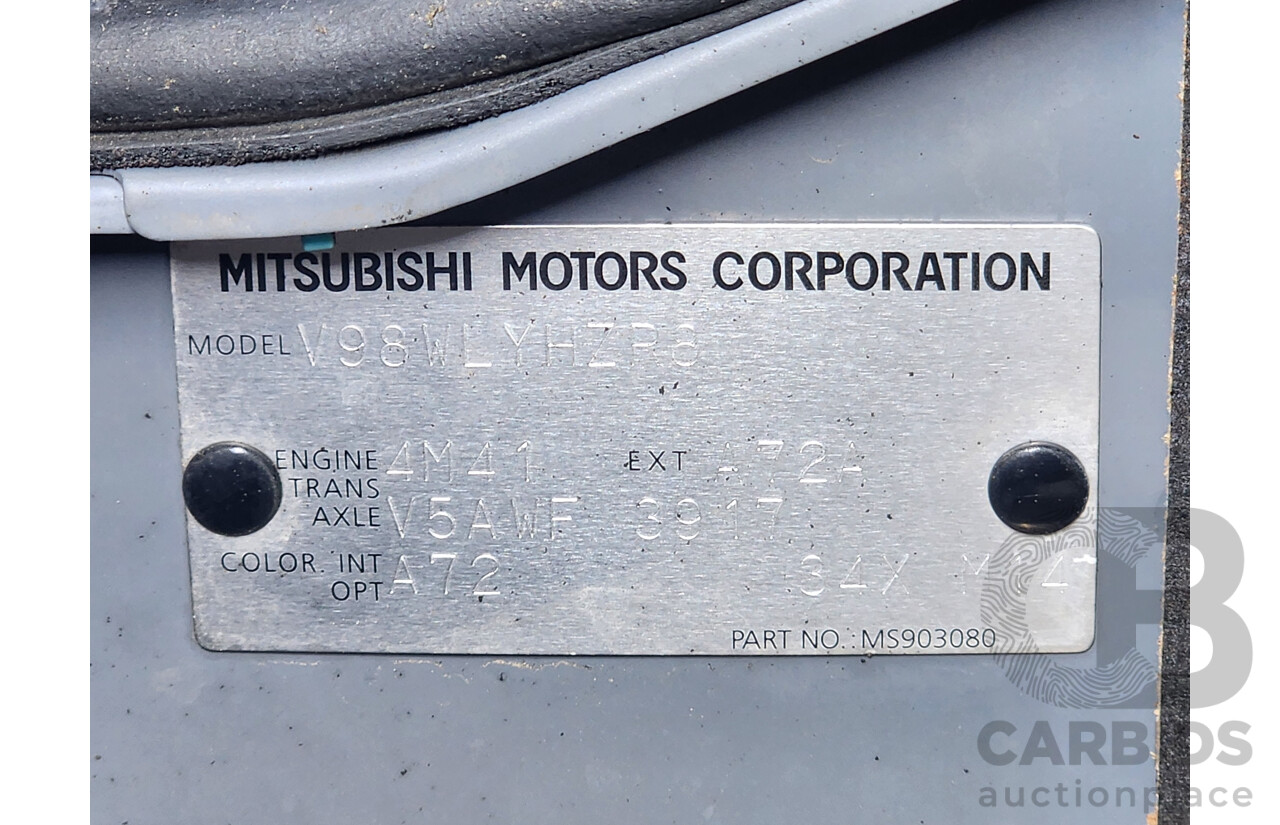 05/2010 Mitsubishi Pajero Activ NT MY10 4d Wagon Grey 3.2L