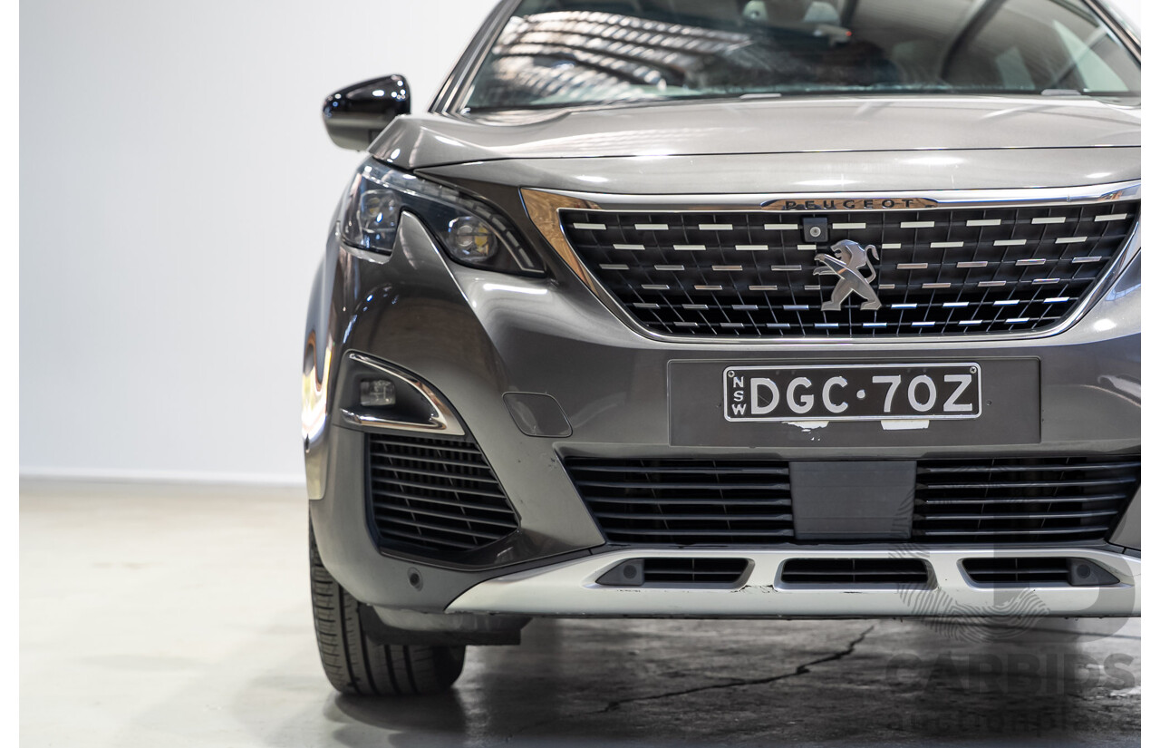 02/2018 Peugeot 5008 GT Line P87 MY18.5 4d Wagon Grey Turbo 1.6L