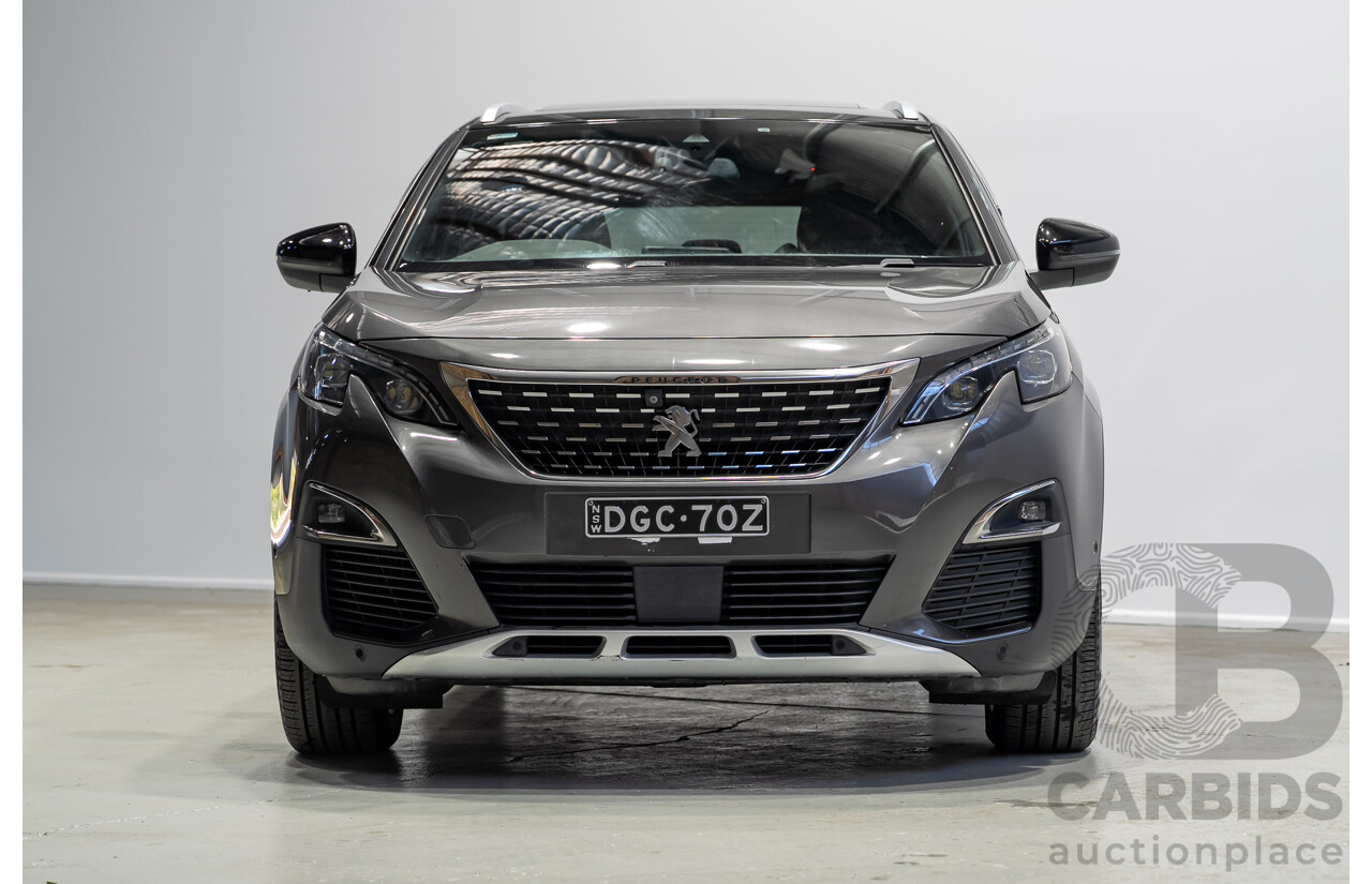 02/2018 Peugeot 5008 GT Line P87 MY18.5 4d Wagon Grey Turbo 1.6L