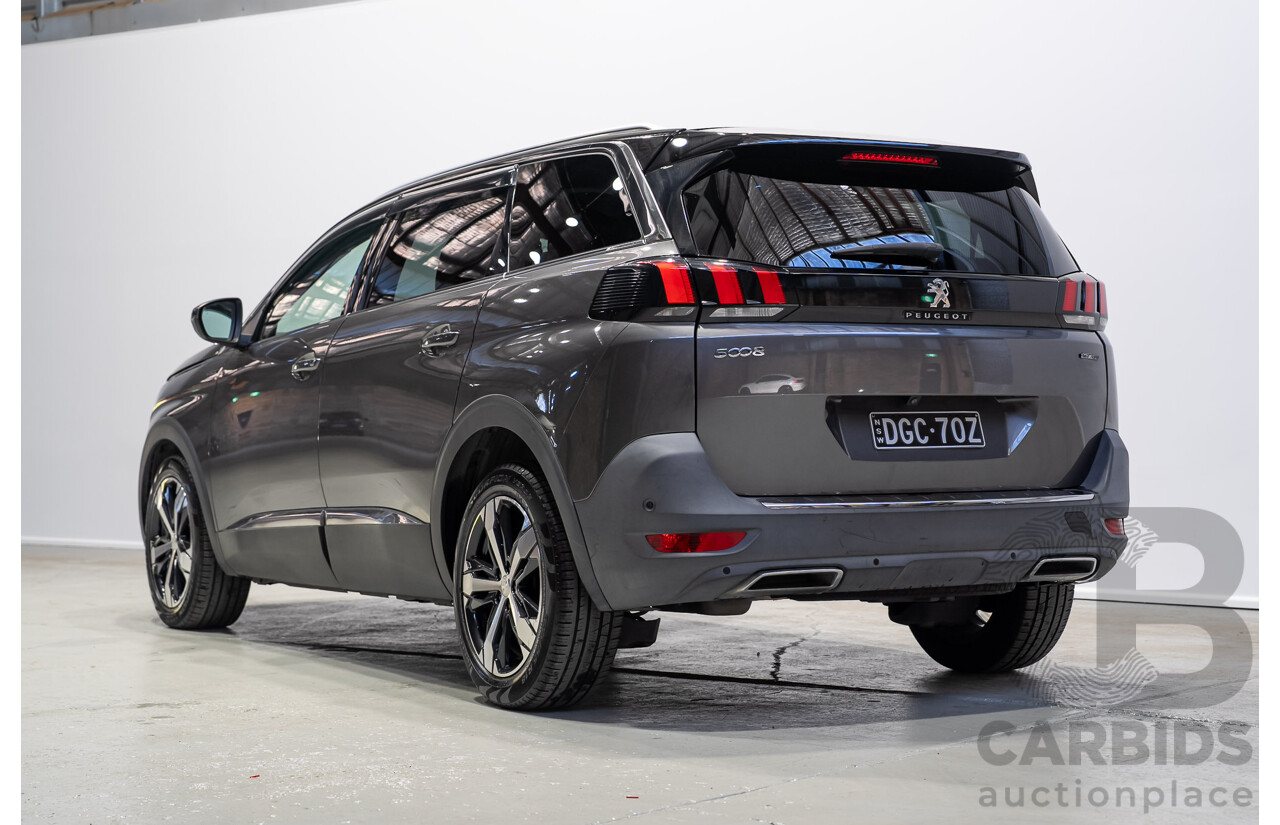 02/2018 Peugeot 5008 GT Line P87 MY18.5 4d Wagon Grey Turbo 1.6L