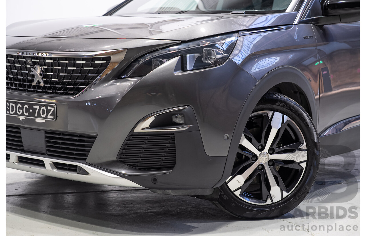 02/2018 Peugeot 5008 GT Line P87 MY18.5 4d Wagon Grey Turbo 1.6L