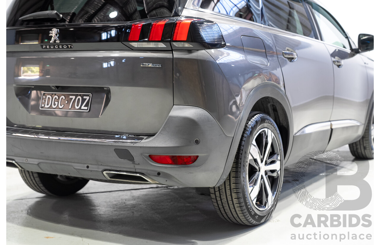 02/2018 Peugeot 5008 GT Line P87 MY18.5 4d Wagon Grey Turbo 1.6L