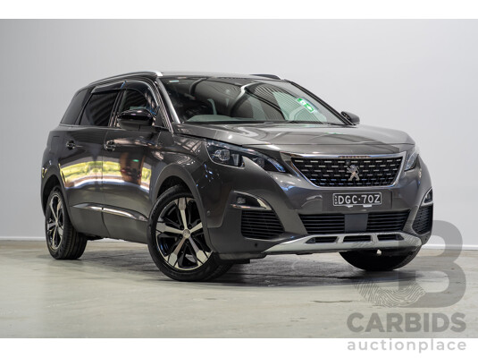 02/2018 Peugeot 5008 GT Line P87 MY18.5 4d Wagon Grey Turbo 1.6L