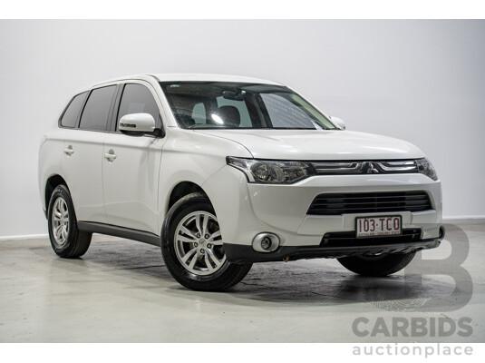 06/2013 Mitsubishi Outlander LS (4x2) ZJ 4D Wagon White 2.0L