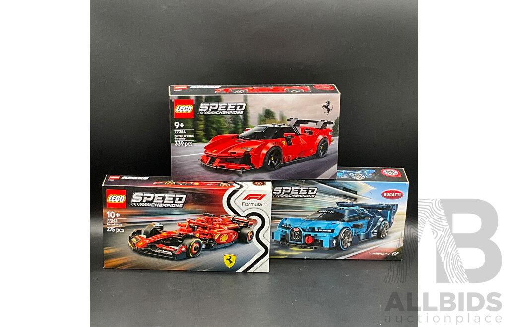 LEGO Speed Champion Car ( 77254 ), LEGO Speed Champion Car ( 77242 ), LEGO Speed Champion Car ( 77253 ) - Lot of 3