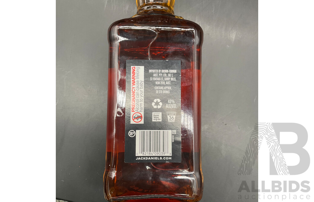 JACK DANIELS 1.136L - Lot of 2