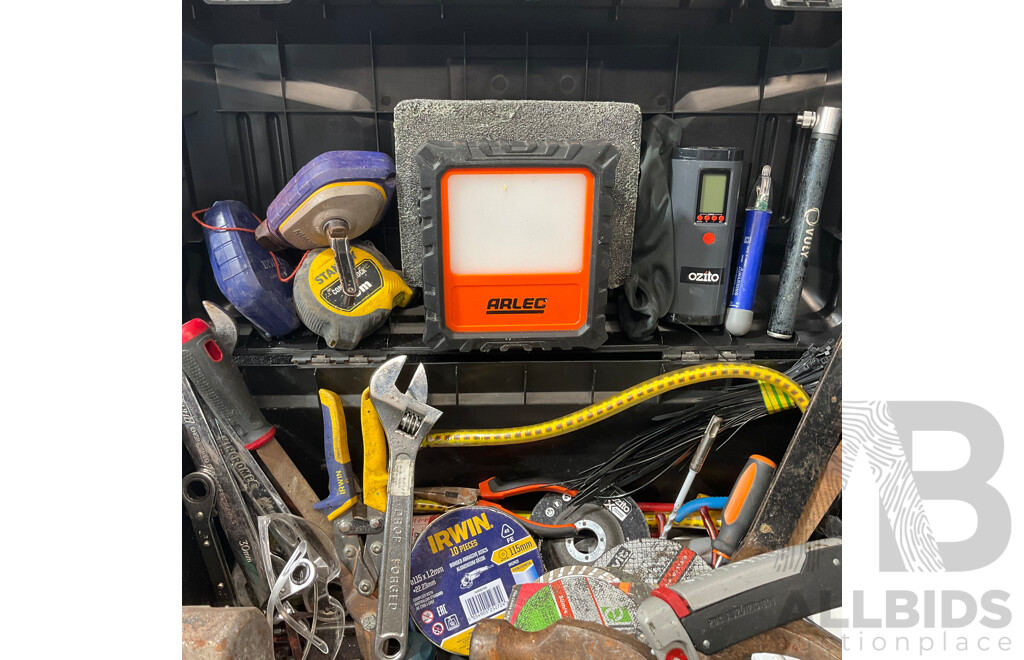 AEG Toolbox with Assorted Handtools